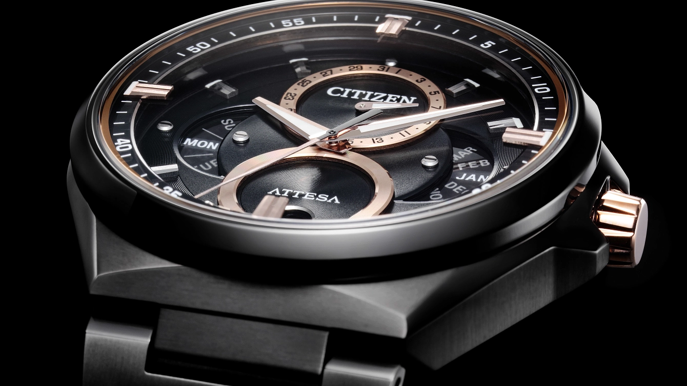 ATTESA Black Dial Super Titanium Bracelet BU0065-64E | CITIZEN ATTESA Black Dial Super Titanium Bracelet BU0065-64E | CITIZEN